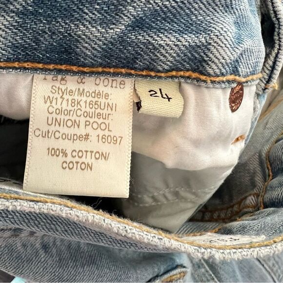 Rag & Bone Marilyn Distressed Light Wash Skinny Jean Size 24 - Picture 7 of 14
